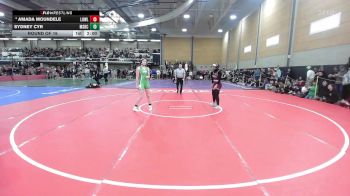 165 lbs Round Of 16 - Amada Moundele, Lowell vs Sydney Cyr, Massabesic
