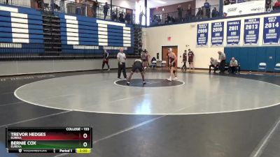 133 lbs Semifinal - Trevor Hedges, Eureka vs Bernie Cox, Eureka