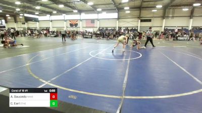 150 lbs Consi Of 16 #1 - Aiden Saucedo, Winslow vs Cohen Earl, Other Team