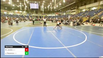 109 lbs Semifinal - Mataya Jacobs, Rapid City Cobblers vs Jazzleen Placencia, G-Style WC