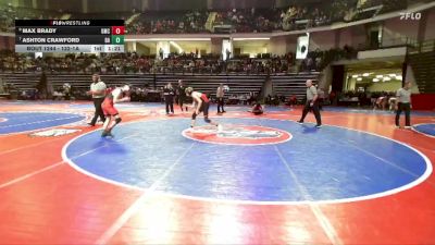 132-1A Cons. Round 2 - Ashton Crawford, Bacon County vs Max Brady, Georgia Military College