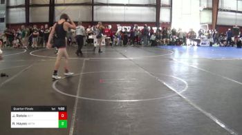 125 lbs Quarterfinal - Jonathan Rotolo, DC Trained vs Ryan Hayes, Methacton