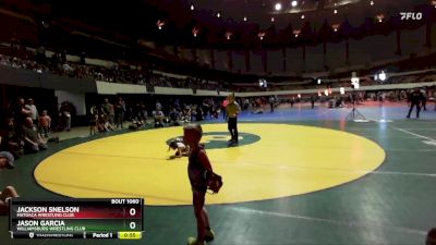 44 lbs Cons. Round 2 - Jackson Snelson, Matoaca Wrestling Club vs Jason Garcia, Williamsburg Wrestling Club