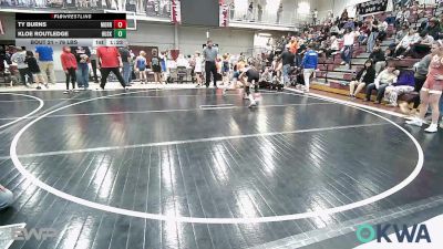 76 lbs Rr Rnd 2 - Ty Burns, Morrison Takedown Club vs Kloe Routledge, Husky WC