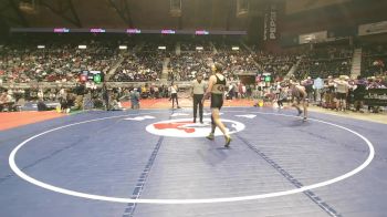 3A-144 lbs Champ. Round 1 - Evan Wing, Buffalo vs Octaveas McGahan, Douglas
