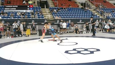 113 lbs Champ. Rd Of 64 - Carson Raper, North Carolina vs Simon Carter, Colorado