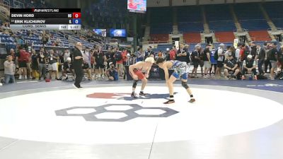 120 lbs Cons. Semis - Devin Hord, North Carolina vs Erik Klichurov, Illinois