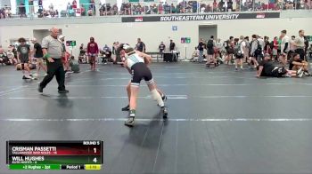 88 lbs Round 5 (6 Team) - Crisman Passetti, Tallahassee War Noles vs Will Hughes, Elite Misfits