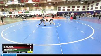 141 lbs Cons. Round 2 - Andrew Macias, Providence (Mont.) vs Noah Aken, William Penn (Iowa)