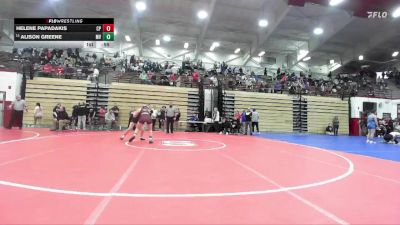 130 lbs Champ. Round 1 - Alison Greene, Mount Vernon vs Helene Papadakis, Crown Point