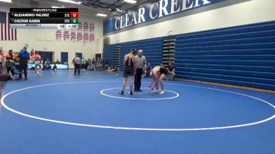 JV-28 lbs Round 1 - Alejandro Valdez, South Tama County vs Colton Sabin, Center Point-Urbana