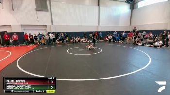 44 lbs 1st Place Match - Kendal Martinez, Maverick Elite Wrestling Club vs Elijah Coffel, NB Elite Wrestling Club