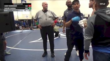149 lbs Champ. Round 2 - Alek Vanbebber, Cal Poly SLO vs Kaileb Cadena, Cal State Bakersfield