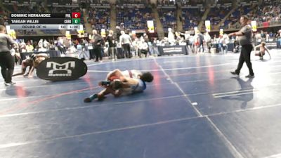 117 lbs Round Of 16 - Dominic Hernandez, Philadelphia vs Taegan Willis, Corry