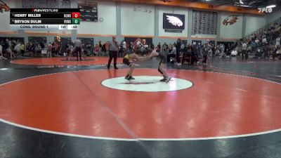 86 lbs Cons. Round 1 - Henry Miller, North Liberty Wrestling Club vs Bryson Dulin, VS Viking Wrestling Club