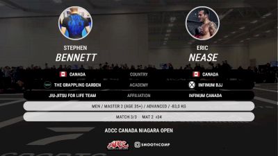 Eric Nease vs Stephen Bennett 2025 ADCC Niagara Open