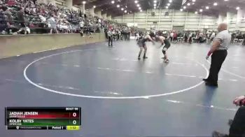 190 lbs Champ. Round 1 - Jadiah Jensen, Grantsville vs Kolby Yates, Syracuse