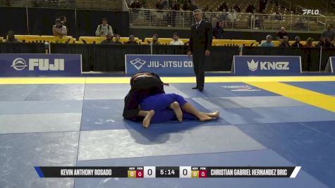 Christian Gabriel Hernandez Bric vs Kevin Anthony Rosado 2025 Pan Jiu Jitsu IBJJF Championship