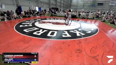 220 lbs Placement Matches (8 Team) - Cameron Hammond, Missouri Red vs Asa Goff, California