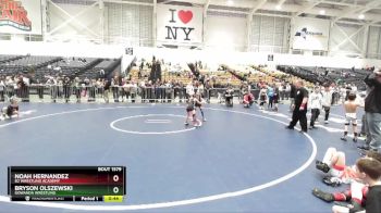 59 lbs Semifinal - Noah Hernandez, B2 Wrestling Academy vs Bryson Olszewski, Gowanda Wrestling