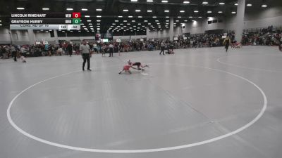 56 lbs Cons. Rd Of 16 - Grayson Hurry, Ohio vs Lincoln Rinehart, Moyer Elite Wrestling