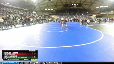 114 lbs Champ. Round 1 - Liam Harding, Enumclaw Yellow Jackets Wrestling Club vs Lemuel Lustre, Zillah Wrestling