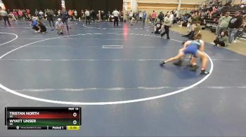 120 lbs Cons. Round 6 - Wyatt Unser, WI vs Tristan North, WI