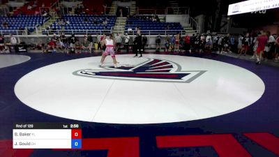 190 lbs Rnd Of 128 - Brooks Baker, FL vs Jonathan Gould, OH