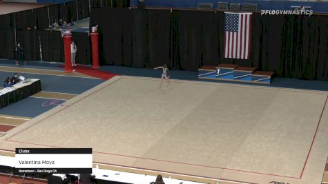 Valentina Moya - Clubs - 2021 Rhythmic Elite Qualifier