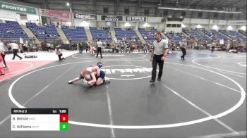 98 lbs Rr Rnd 3 - Braxton Belisle, Englewood vs Cash Williams, Matpac WC