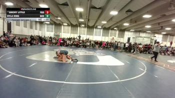 120 lbs Champ. Round 2 - Emory Little, Poudre vs Hyla King, Natrona County