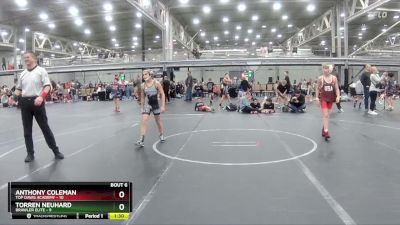 88 lbs Round 3 (4 Team) - Anthony Coleman, Top Dawg Academy vs Torren Neuhard, Brawler Elite