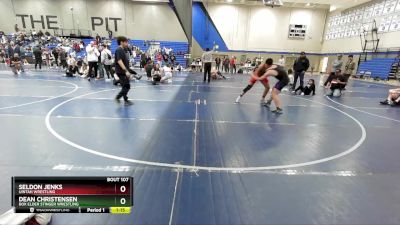 160 lbs 3rd Place Match - Seldon Jenks, Uintah Wrestling vs Dean Christensen, Box Elder Stinger Wrestling