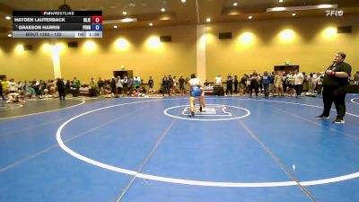132 lbs Cons. Round 3 - Hayden Lauterback, New Jersey vs Graeson Harris, Pennsylvania