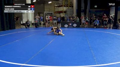 92 lbs Champ. Rd Of 16 - Dominick Sinnwell, Immortal Athletic WC vs David Leon, Cory Clark Wrestling