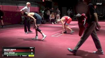 144 lbs Round 2 - Cole Mincer, Burlington Notre Dame vs Becket Brock, Dubuque Senior