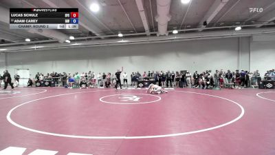 57 lbs Champ. Round 2 - Lucas Schulz, Seasons Freestyle Club vs Adam Carey, Immortal Athletics WC