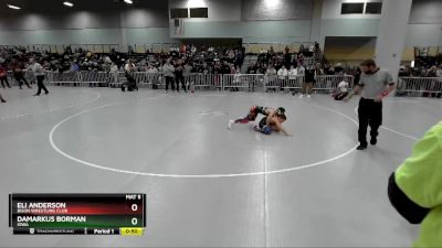 93 lbs Quarterfinal - DaMarkus Borman, Iowa vs Eli Anderson, Bison Wrestling Club