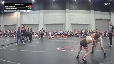 64 lbs Round 6 (8 Team) - Aaron Arroyos, Takedown Elite vs Jace Hughes, Backyard Brawlers Red