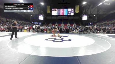 115 lbs Cons. Quarters - Hepua Salter, HI vs Hannah Naccarati-Cholo, AZ