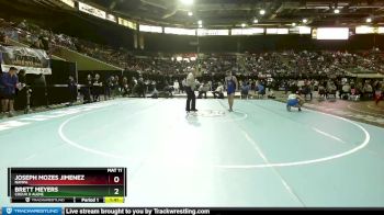 5A 145 lbs Champ. Round 1 - Brett Meyers, Coeur D Alene vs Joseph Mozes Jimenez, Nampa