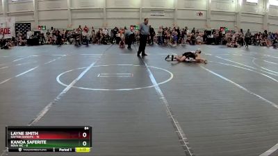 84 lbs Round 2 (10 Team) - Kanoa Saferite, NOVA WC vs Layne Smith, Dayton Bandits