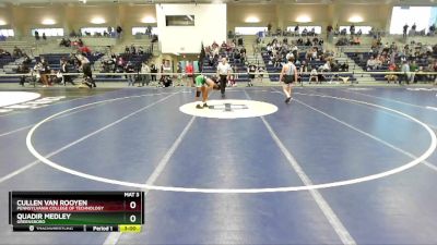 149 lbs Champ. Round 2 - Quadir Medley, Greensboro vs Cullen Van Rooyen, Pennsylvania College Of Technology