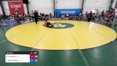 83 kg Rr Rnd 3 - Brock Zurawski, Seagull Wrestling Club vs Elijah Dikomihlias, Vougar's Honors Wrestling