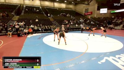 193 lbs Cons. Semi - Joey Adams, Lone Peak High School vs Carter Johnson, Skyridge High School