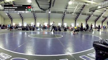125 lbs 3rd Place Match - Ayden Bollinger, Unattached Indiana vs Adam Gelman, Unattached