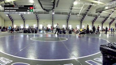 125 lbs 3rd Place Match - Ayden Bollinger, Unattached Indiana vs Adam Gelman, Unattached