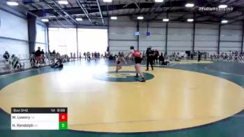 160 lbs Consolation - Morgan Lowery, TN vs Hayden Randolph, OH