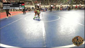52 lbs Round Of 16 - Eliasz Esparza, Best Trained vs Jack Allen, Ponca City Wildcat Wrestling