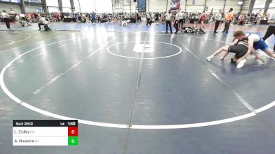 170 lbs Round Of 64 - Lucas Coley, GA vs Aiden Nassire, NY